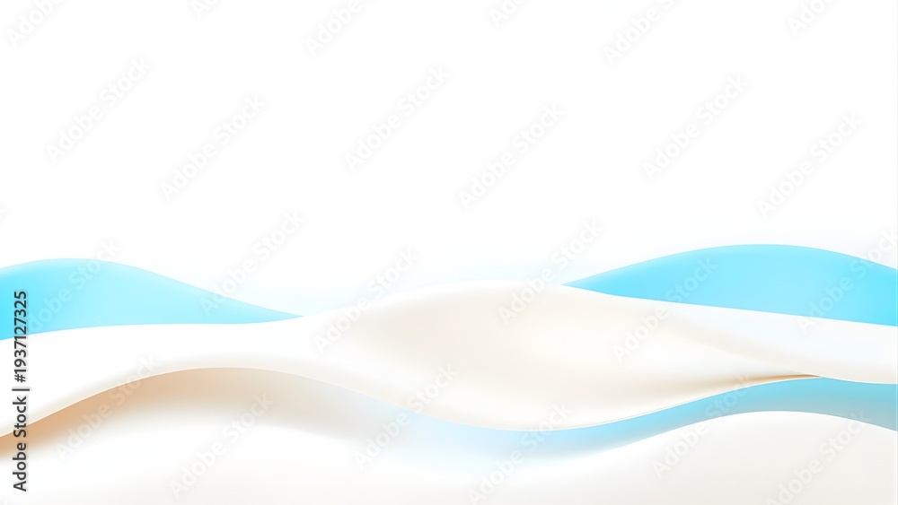 Obraz premium Elegant abstract wave background with smooth gradient curves and clean minimal design