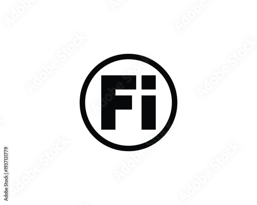 FI Logo Design. fi