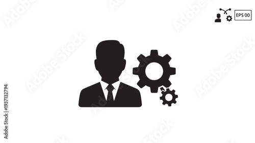 Set of 3 business icons vector