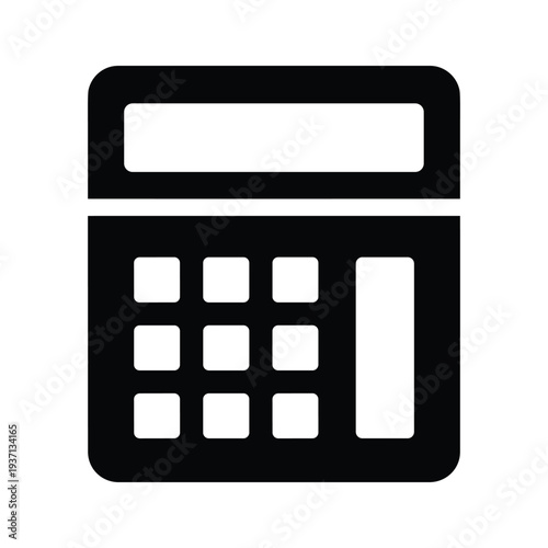 Calculator Icon Finance Business