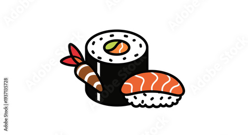 Stylized gryphon silhouette vector illustration