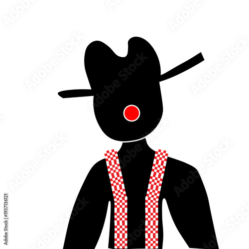 Rodeo Clown Cowboy Vector