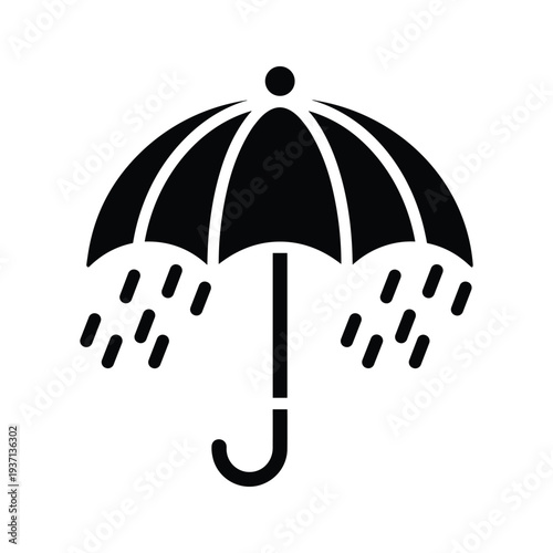 Umbrella Rain Protection Symbol Commercial