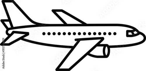 Vector airplane icon