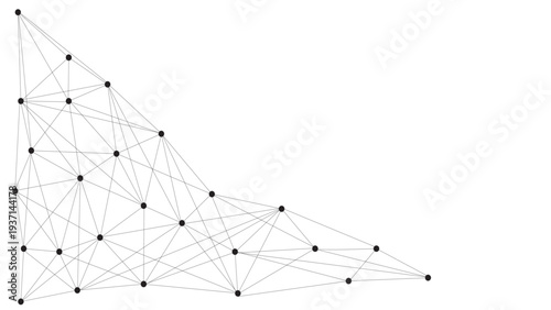 Modern network connections and data exchange concept