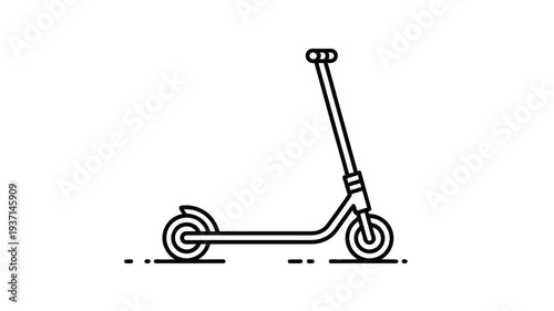Vector electric scooter icon