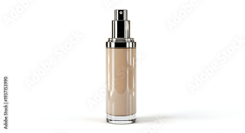 Wallpaper Mural This is a close up view of a foundation bottle with a pump Torontodigital.ca