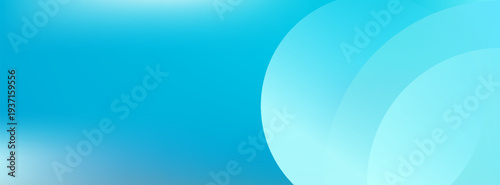 Modern abstract cyan vector background with overlapping soft light blue curved shapes and a gradient effect. Clean, professional design for business use.