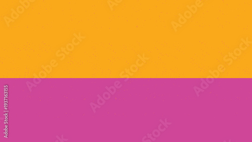 Abstract minimalist background featuring a horizontal split between vibrant orange and magenta with a subtle stippled texture perfect for bold digital posters