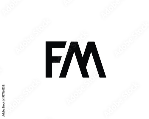 FM Logo Design. fm