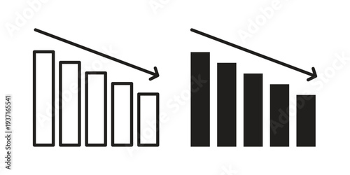 Chat arrow down icon with editable stroke and solid design vectors