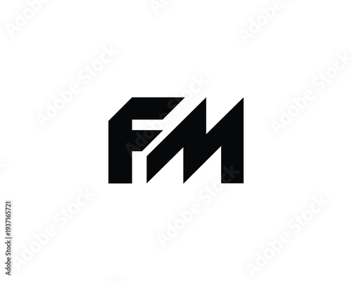 FM Logo Design. fm