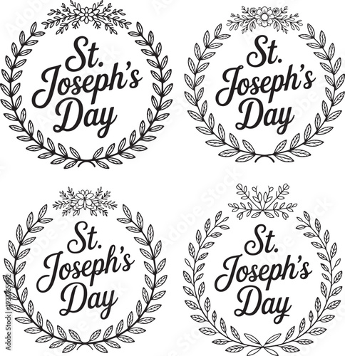 Religious Holiday St. Joseph’s Day Celebration Design