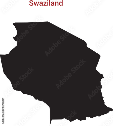Map of swaziland