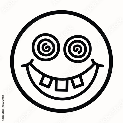 April fools day silhouette smiley face prank image