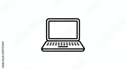 Laptop icon vector