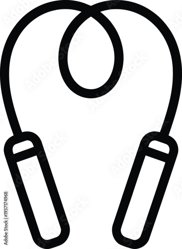 Vector jump rope icon