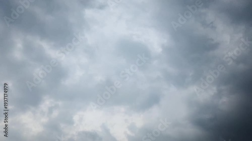 Dark Rolling Storm Clouds Sky
