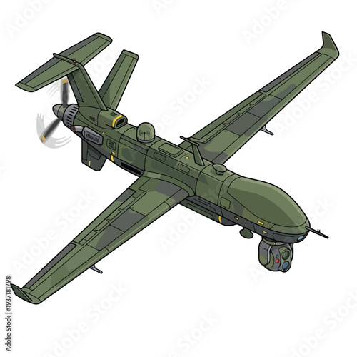 vector isometric unmanned ballistic missile aircraft 1