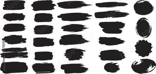 Professional Ink and Paint Brush Strokes Bundle