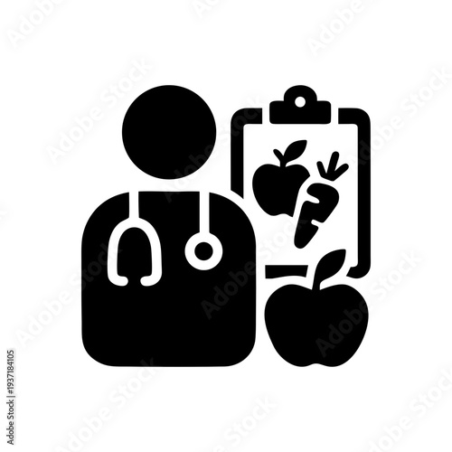 Doctor Nutrition Diet Consultation Icon