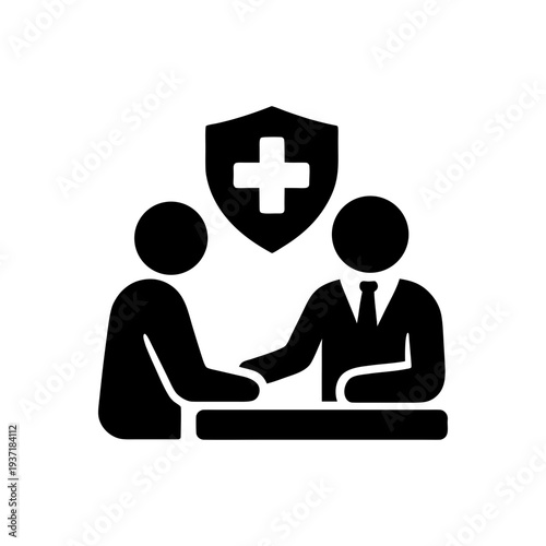 Medical Insurance Consultation Session Icon