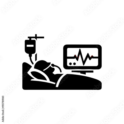 Critical Care Patient Monitoring Icon