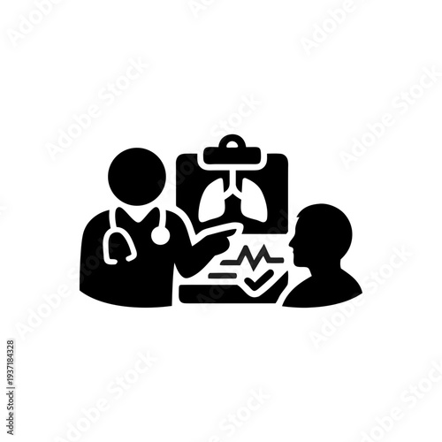 Respiratory Consultation Diagnostic Icon