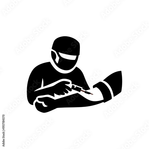 Phlebotomy Blood Test Procedure Icon