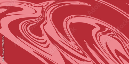 Meat steak texture, salmon pattern. Beef, pork meat and tuna line vector background, editable stroke. Marble liquid waves background.