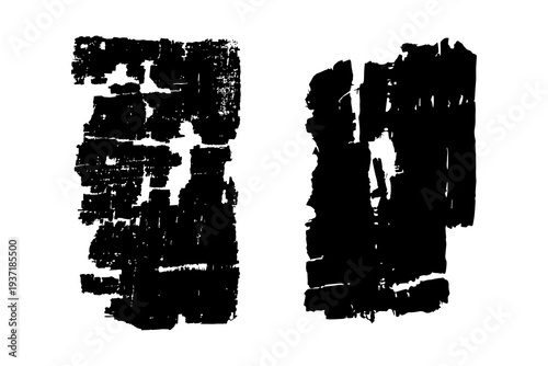 Wallpaper Mural Papyrus 69 and Gospel of Judas basis silhouettes set isolated Torontodigital.ca