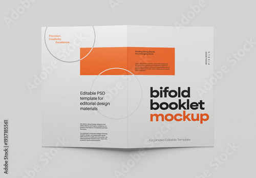 A5 Bifold Flyer Mockup for Print Designs