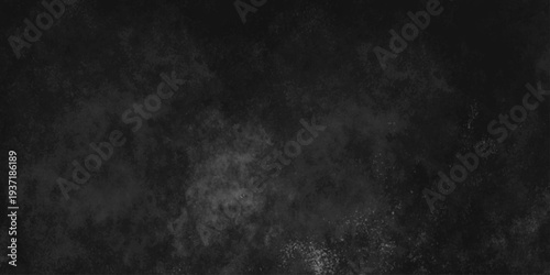 Abstract black gray wall textured background. Empty gray rusty stone or metal surface texture. Dark smoke texture. Black and white grunge wall. Light fog backgrounds. Cloud sky night. Slate surface.