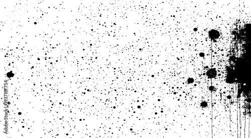 Rough effect of grunge wall design. grunge dust grainy wall overlay texture background for   dust overlay create grunge scratched effect. Black and white abstract background. Vector illustration