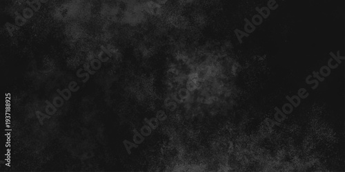 Abstract black gray wall textured background. Empty gray rusty stone or metal surface texture. Dark smoke texture. Black and white grunge wall. Light fog backgrounds. Cloud sky night. Slate surface.