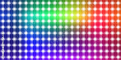 Bright color spectrum background inspired by RGB palette and rainbow gradients. Smooth radial shapes and vibrant glow create a modern digital design.