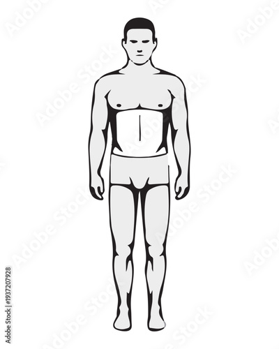 Male Body Outline