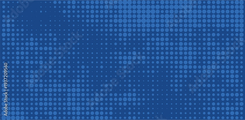 Blue Digital Halftone Dot Pattern Abstract Technology Background