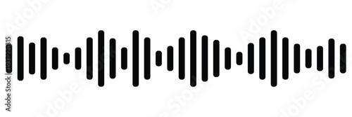 audio voice line design. sound wave icon vector illustration.