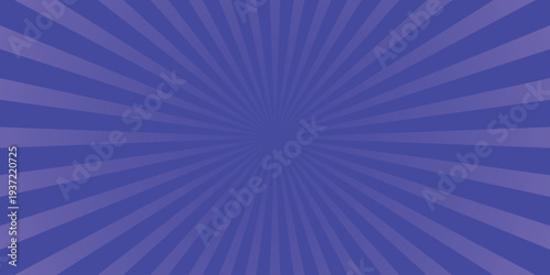 Simple deep purple radial burst background with alternating light and dark stripes emanating from a central point creating a retro sunburst effect