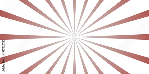 Red and White Sunburst Background with Radial Stripes Fading from Center Outward Creating a Dynamic Burst Effect