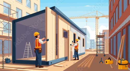 Construction Site Modular Building.