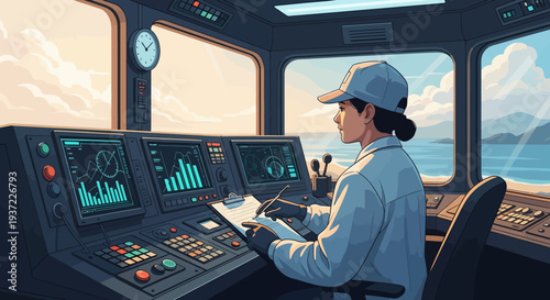 Ship Captain Control Panel.