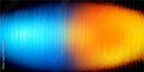 An abstract rainbow background features a bright vector design with colorful waves and glowing spectrum lines flowing across a dark digital gradient texture wallpaper illustration