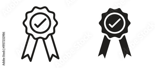 Accreditation icon vector design template and illustration EPS10.