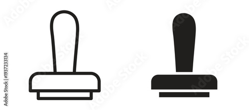 Approval stamp icon vector design template and illustration EPS10.