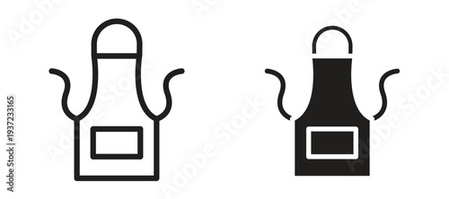 Apron icon vector design template and illustration EPS10.