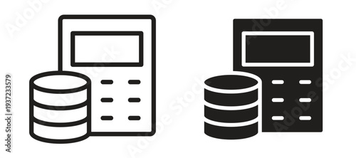 Budget icon vector design template and illustration EPS10.