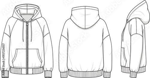 Hibiscus flower hand drawn sketch, tropical botanical illustration with leaves and bud, black and white floral vector, cad drawing flat vector illustration