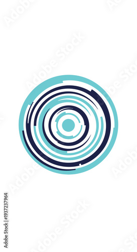 Abstract Digital Rings: A Dynamic, Modern, and Futuristic Design for Visual Appeal